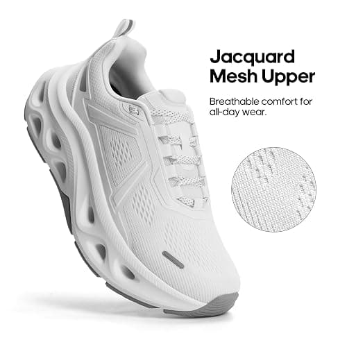 NORTIV 8 Women's Cushioning Walking Run Fashion Shoes | Breathable,Non Slip,Mesh,Arch Support,Workout,Jogging,Gym,Athletic,Wear-Resistant,Walk,Tennis,Exercise,Sneakers,MovePropel thumbnail 5