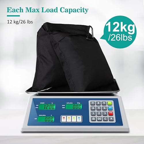 Aimosen 4 Packs Sandbags Weight Bags for Light Stand Photography Video Equipment, Heavy Duty Saddlebag for Backdrop Stand, Photo Tripod, Canopy, Pop up Tent, Umbrella Base, Fishing Chair, Picnic Table thumbnail 4