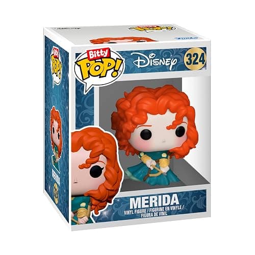Funko Bitty POP! Disney Princess - Rapunzel, Merida, Moana and A Surprise Mystery Mini Figure - 0.9 Inch (2.2 Cm) Collectable - Stackable Display Shelf Included - Gift Idea - Party Bags Stocking thumbnail 9