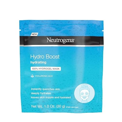 Neutrogena Hydro Boost Moisturizing & Hydrating 100% Hydrogel Sheet Mask, Face Mask for Dry Skin with Hyaluronic Acid, Gentle & Non-Comedogenic, 1 oz, 12 Pack thumbnail 9