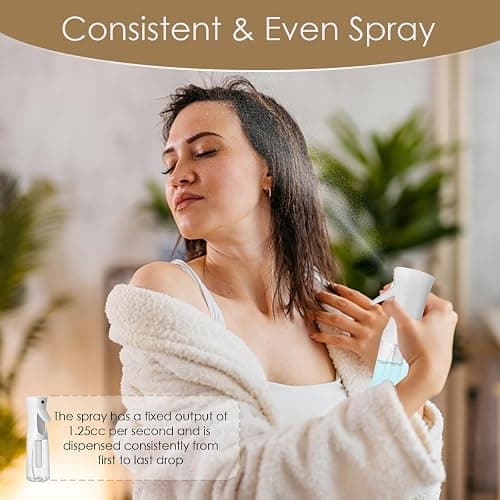 Joe zlvy Empty Spray Bottle for Hair 6.76 Oz/200ml, Continuous Spray Bottle Fine Mist Sprayer, Suitable for hairstyles, cleaning, plants, pets, and hairdressers thumbnail 4