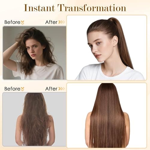 Slick Back Hair Brush for Women & Men, Boar Bristle Hair Brush for Thin & Fine Hair, Soft Smoothing Baby Hairs for Polishing, Deepening, Styling, Sectioning & Parting-Wide Rat Tail thumbnail 5