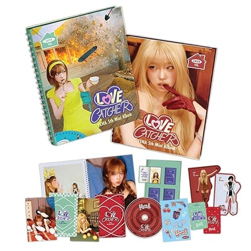 LOVE CATCHER 5th Mini Album (Random Ver.) Photobook R + Sticker + Postcard mark + 2 Extra Photocards Official K-POP Sealed Album - Image 1