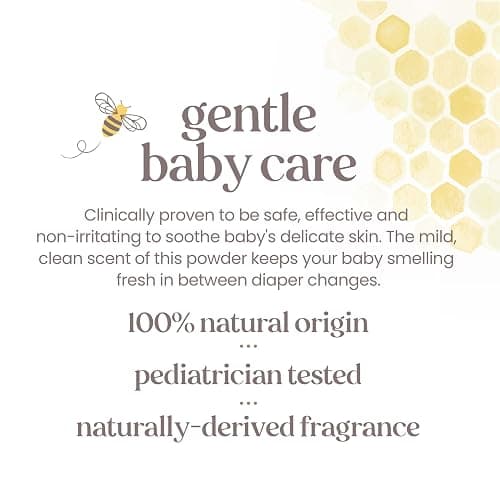 Burt's Bees Stocking Stuffers, Baby Dusting Powder, 100% Natural Origin, Talc-Free, Pediatrician Tested, 7.5 Ounces, Pack May Very thumbnail 6
