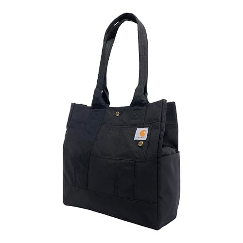 Carhartt Vertical, Durable Water Resistant Tote Bag with Snap Closure - Image 1