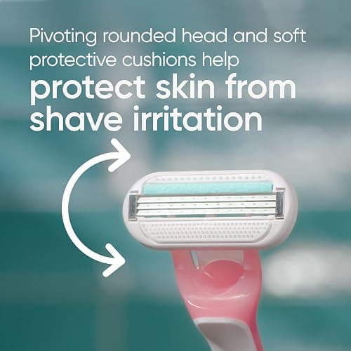 Gillette Venus Sensitive Women's Disposable Razors - Single Package of 3 Razors thumbnail 5