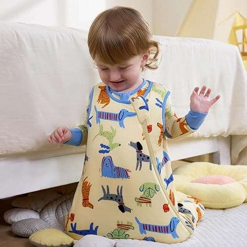 babee Reshinee Bamboo Viscose Sleep Sack for Babies and Toddlers 1.0 Tog Wearable Blanket 2-Way Zipper Baby Shower Gifts thumbnail 9