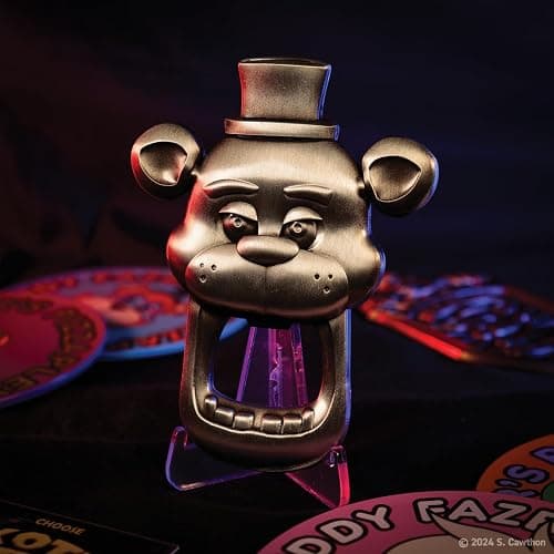 Five Nights at Freddy's Metal Magnetic Bottle Opener – Heavy Duty Video Game Merchandise, Durable Bar Tool for Kitchen, Home & Gifts thumbnail 2