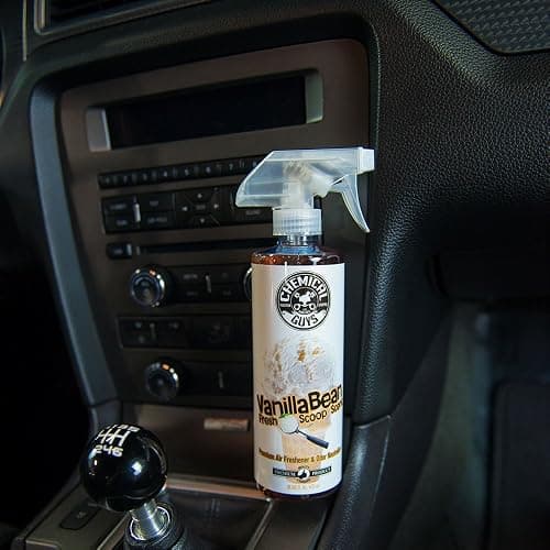 Chemical Guys Vanilla Bean Fresh Scoop Scent Air Freshener, 16 fl oz | Odor eliminator for cars, trucks, home, and office, authentic ice cream-inspired sweet dessert fragrance thumbnail 5