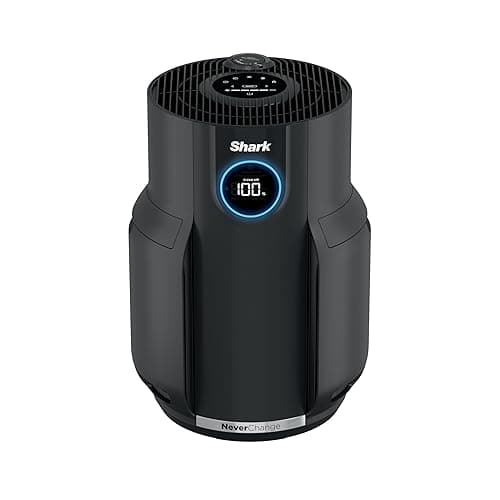 Shark Air Purifier for Home, NeverChange, for Large Room, HEPA-Exceeding Filter, Captures Pollutants, Pet Dander, Dust, Odor, Smoke, and More, Odor Neutralizer, HP152, Charcoal - Image 1