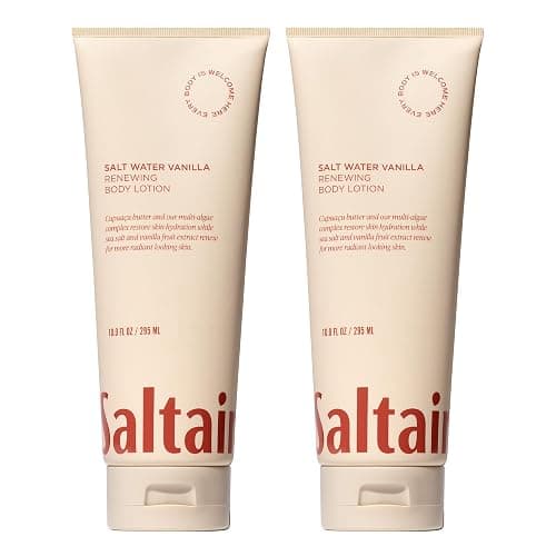 Saltair Body Lotion - 2 Pack Moisturizing Lotion For Dry Skin. Salt Water Vanilla Scented Hydrating Body Cream with Nourishing Moisturizer Formula. Skin Care for Women and Men. 2x 10oz Tubes - Image 1