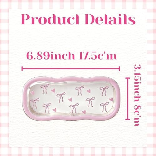 CasaPopz Glasses Case Hard Shell, Clear Eyeglass Case, Cute Holder for Sunglasses and Reading Glasses thumbnail 2