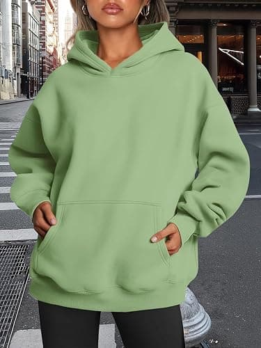 Trendy Queen Womens Oversized Hoodies Fleece Sweatshirts Fall Fashion 2025 Pullover Sweaters Winter Clothes thumbnail 6