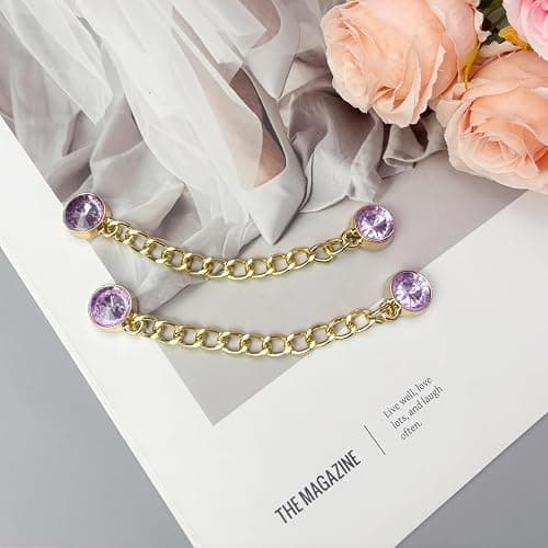 20pcs Bling Gems Plastic Butterfly Flower Sparkling Rhinestones Pearl DIY Shoe Decoration Charms for Women's Party Favor thumbnail 6