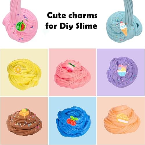 KelvSbem Butter Slime Kit, 68 Pack Mini Slimes for Kids Boys Girls, Colorful Scented Stretchy Non-Sticky Stress Relief Toy, Perfect Halloween Christmas Birthday Gift, Easter Basket Fillers thumbnail 3