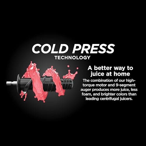 Ninja NeverClog Cold Press Juicer, Powerful Slow Juicer with Total Pulp Control, Countertop, Electric, 2 Pulp Functions, Dishwasher Safe, 2nd Generation, Charcoal, JC151 thumbnail 11