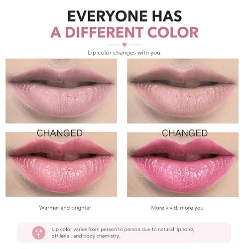 Pack of 6 Crystal Flower Jelly Lipstick, Long Lasting Nutritious Lip Balm Lips Moisturizer Magic Temperature Color Change Lip Gloss, Birthday Mothers Day Gifts, Graduation Gifts, Bulk Gifts for Women thumbnail 5