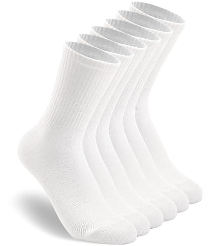 HAVE A TREE 3-6 Pack Womens Crew Lightweight Thin Casual Calf Socks Size 6-11 - Image 1