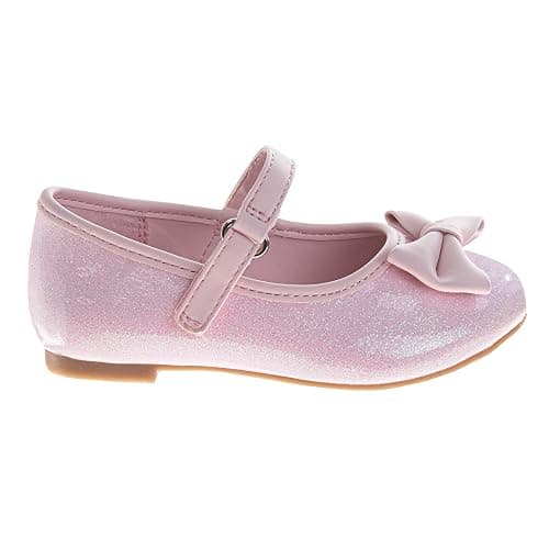 Minnie Mouse Frozen Queen Elsa and Anna Cinderella Mary Jane Bow Flats Ballet Shoes for Girls Size 5 to 10 Toddler thumbnail 2