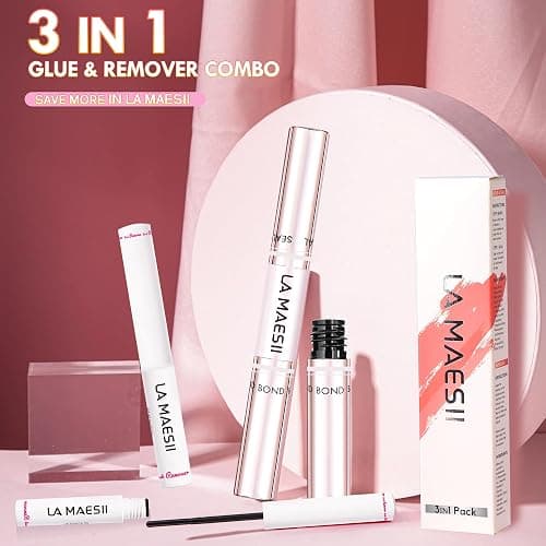 Lash Bond and Seal Waterproof Lash Remover Lash Cluster Glue for Eyelash Clusters DIY Lash Extension Kit at Home Pack 2 thumbnail 6