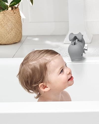 Skip Hop Baby Bath Spout Cover Universal Fit MOBY Grey thumbnail 2