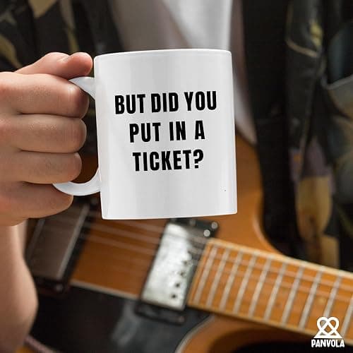 Panvola But Did You Put In A Ticket Funny Office Gifts to Coworkers Tech Support Technical Developer Project Managers IT Help Desk Novelty Drinkware Ceramic Mug 11 oz White thumbnail 2