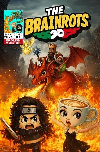 THE BRAINROTS #7 - Issue Seven [English Version] - The Comic with the Italian Brainrot Characters [FantasyRot Story]: 3 Complete Comic Stories in ... Brainrot characters [ English Version ]) - Image 1