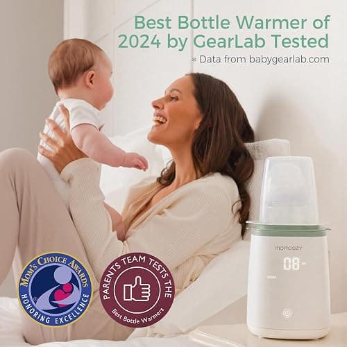 Momcozy Smart Baby Bottle Warmer & Steam Bottle Sterilizer, Fast Baby Milk Warmer with Accurate Temperature Control and Automatic Shut-Off, Multifunctional Bottle Warmers for Breastmilk or Formula thumbnail 9