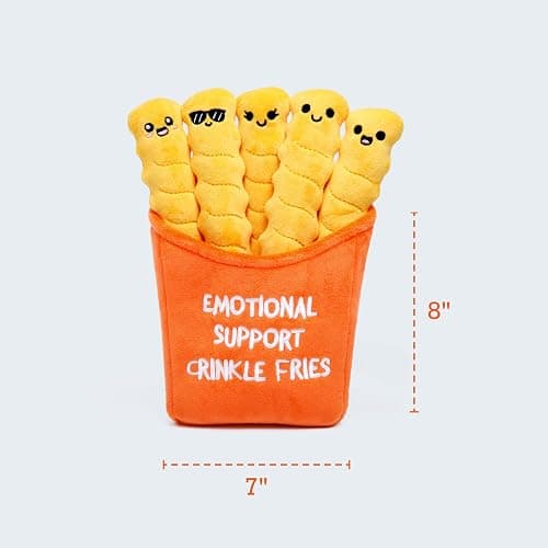 WHAT DO YOU MEME? Emotional Support Crinkle Fries — Plush Fries by Emotional Support Pals thumbnail 3