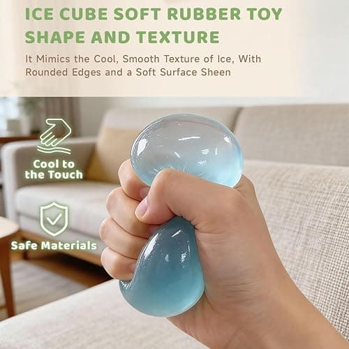 2026 New Coconut Oil Squishy Ball, Coconut Oil Stress Ball, Slow Rising Squishy, 100% Odorless, Non-Sticky, Easy to Clean, Improving Focus, Or Easing Tension During Study, Work, Or Relaxation (4pcs) thumbnail 4