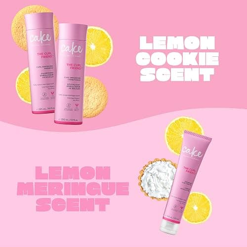 Cake Beauty Curl Friend Curl Defining Shampoo, Conditioner & Cream Set - Avocado & Argan Oil Curly Hair Products - Anti-Frizz, Cruelty Free & Vegan Gift Set thumbnail 5