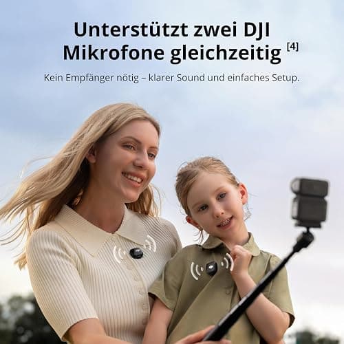 DJI Osmo Nano Standard Combo (128GB) - 4K/60fps kleine Vlogging-Kamera mit 1/1,3″ Sensor, 143° Weitwinkel-Video, 200 min Aufnahmezeit, schneller Datentransfer, POV-Kamera 4K für Sport, Vlog thumbnail 8