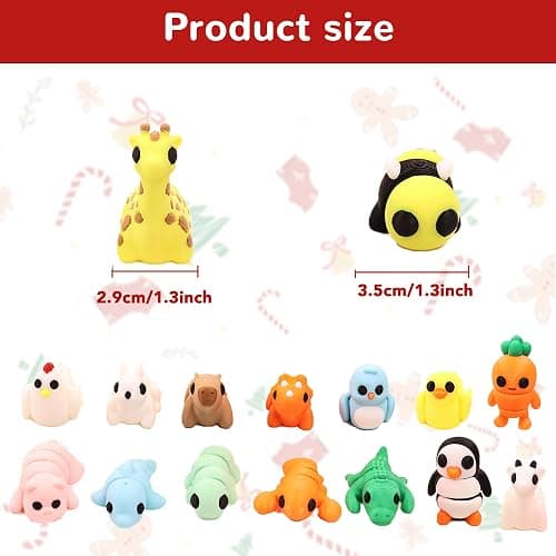 VABAO 65 PCS 3D Printed Animal Figurines Set, Articulated Animal Figurines,Fidget Toys, Flexible Desk Decor, Party Favor, Gifts for Girls and Boys, Office Desk Pets, School Gifts thumbnail 3
