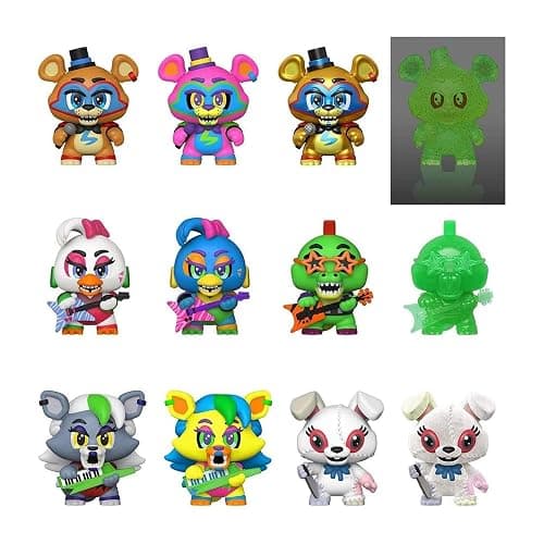 Funko Mystery Mini's: Five Nights at Freddy's, Security Breach - One Mystery Figure, Multicolour, 3 inches thumbnail 3