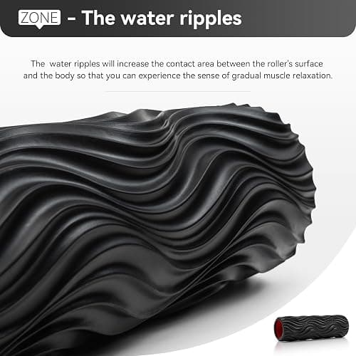 Foam Roller High-Density Exercise Roller, Deep Tissue Muscle Massage, Stretching, Relieves Muscles, Improves Mobility, Fitness Roller for Pilates, Yoga, Ideal for Athletes, Beginners & Recovery thumbnail 7