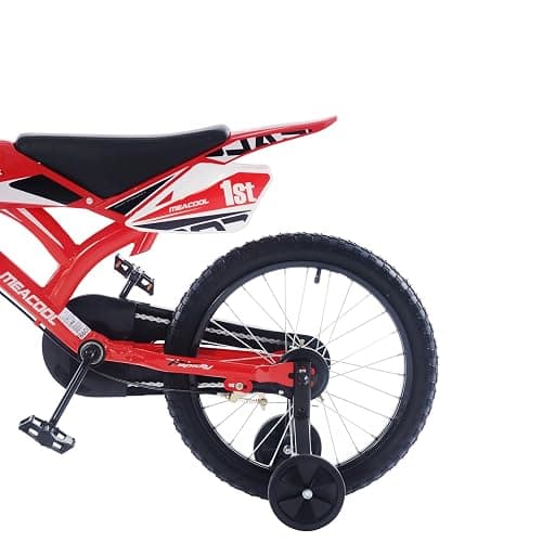 BSTSEL 16" 18" Kids Bicycle Moto Motorcross Bike with Removable Stabilisers Wheels for Boys&Girls Ages 5-10 Years Old Children 16/18 inch Motorcycle Bike Gift thumbnail 3