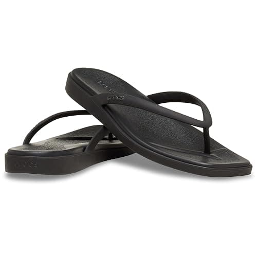 Crocs Women's Miami Flip Flops | Square Toe Flat | 360 Degree Comfort | Croslite Foam Footbed thumbnail 3