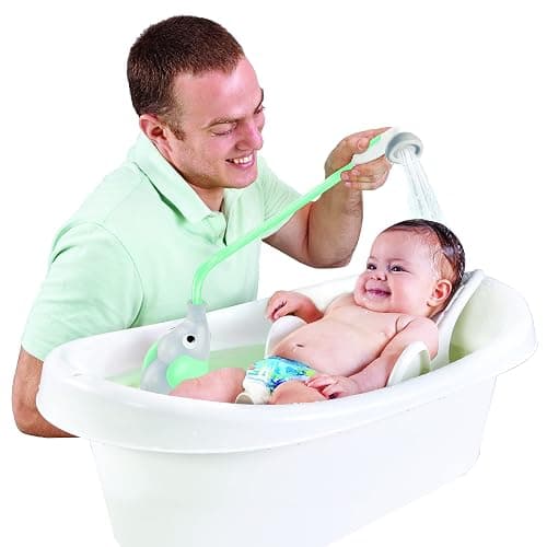 Yookidoo - Elephant Baby Bath Shower Head - Teal - Suitable for Newborns, Infants, and Toddlers - Can be Used as a Bath Toy - Compact and Portable - from Birth – 40212 thumbnail 2