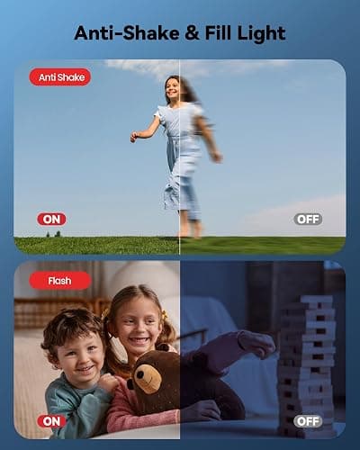 Digital Camera for Kids: Pink Camera for Teens - Christmas Birthday Gifts for Girls 8-10 - 16X Zoom Shoot Cam for Ages 8-13 - Compact Camera for 6 7 8 9 10 Years Old- Toys for Kid Children Toddler thumbnail 8