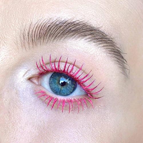 Maydear Pink Mascara for Eyelashes, Waterproof Colored Mascara Long Lasting Smudgeproof Colorful Mascara for Women Fast Dry Lengthening Eye Makeup Party Stage Use - Rose thumbnail 3