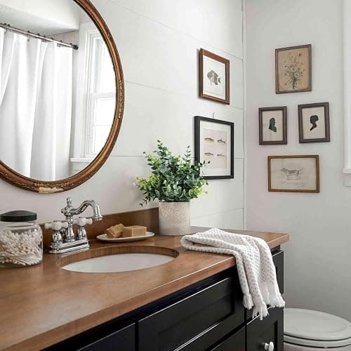 Coferset 2 Pack Small Fake Plants Eucalyptus Potted Artificial Plants for Shelf Desk Home Bathroom Farmhouse Room Coffee Table Decor (Sage Green) thumbnail 5