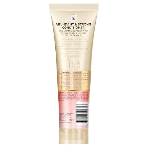 Alix Earle Pantene Abundant & Strong 5-Piece Gift Set - Regimen includes Shampoo (13.5 oz), Conditioner (8 oz), Serum (2 oz) for Hair Loss, Thinning, Anti-Breakage, Volume - Grows Healthier thumbnail 9