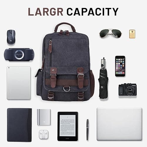 mygreen Canvas Cross Body Messenger Bag Shoulder Sling Backpack Travel Rucksack thumbnail 6
