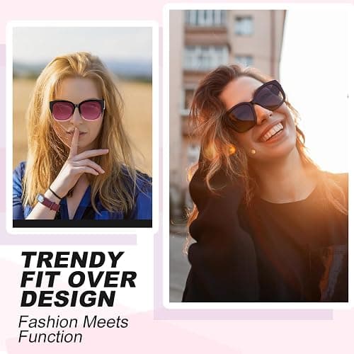 JATEBI 3 Pack Oversized Over Glasses Sunglasses for Women Men Polarized Fit Over Sun Glasses UV400 Protection thumbnail 8
