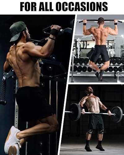 FitDA Weight Lifting Hooks (Pair), Lifting Wrist Straps For Deadlifts, Pull Ups & Shrugs, 600 Lbs(272 kg) Capacity Wristband with Thick Padding, Heavy Duty Gym Workout Grips Straps for Men and Women thumbnail 7