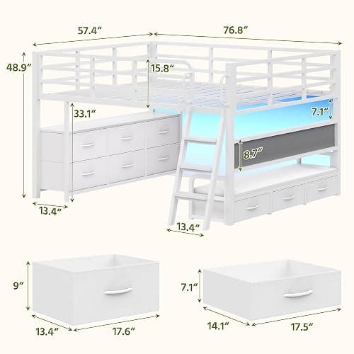 Low Loft Bed thumbnail 2