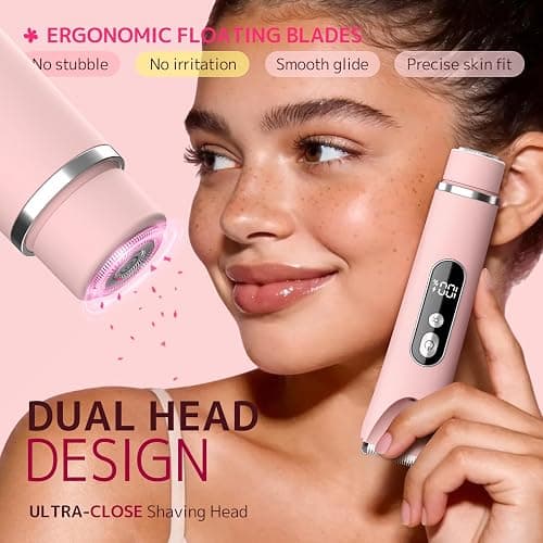 CoolHair Bikini Trimmer for Women,Smooth Electric Razor for Sensitive Skin, IPX7 Waterproof Wet & Dry Cordless Body Shaver & Grooming Set for Bikini Area, Pubic Hair, Face, Underarms & Legs (Pink) thumbnail 4