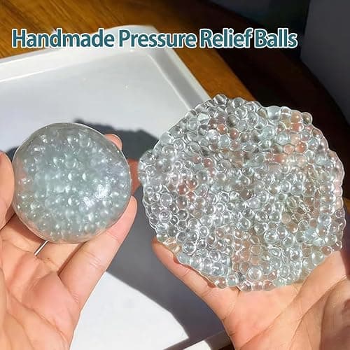 Handmade Pressure Stress Reliever Balls with Noisy Sound for Hands, Fun Gift for Both Men and Women (1 Color) thumbnail 5