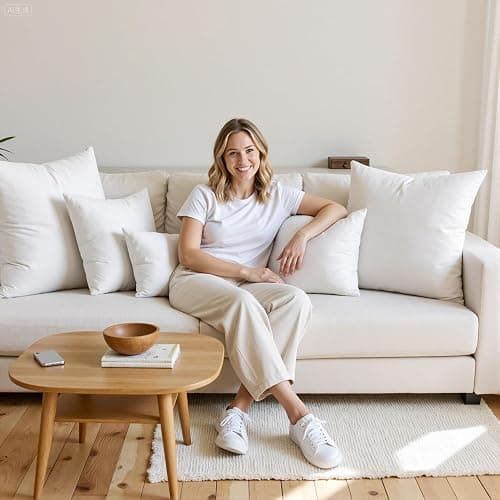 MIULEE Throw Pillow Insert Premium Pillow Stuffer Sham Rectangle for Decorative Cushion Bed Couch Sofa 12x20 Inch thumbnail 5