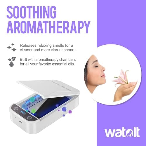 Watolt UV Light Sanitizer - Cell Phone Sanitizer Cleaner Box for Smartphone iPhone thumbnail 6